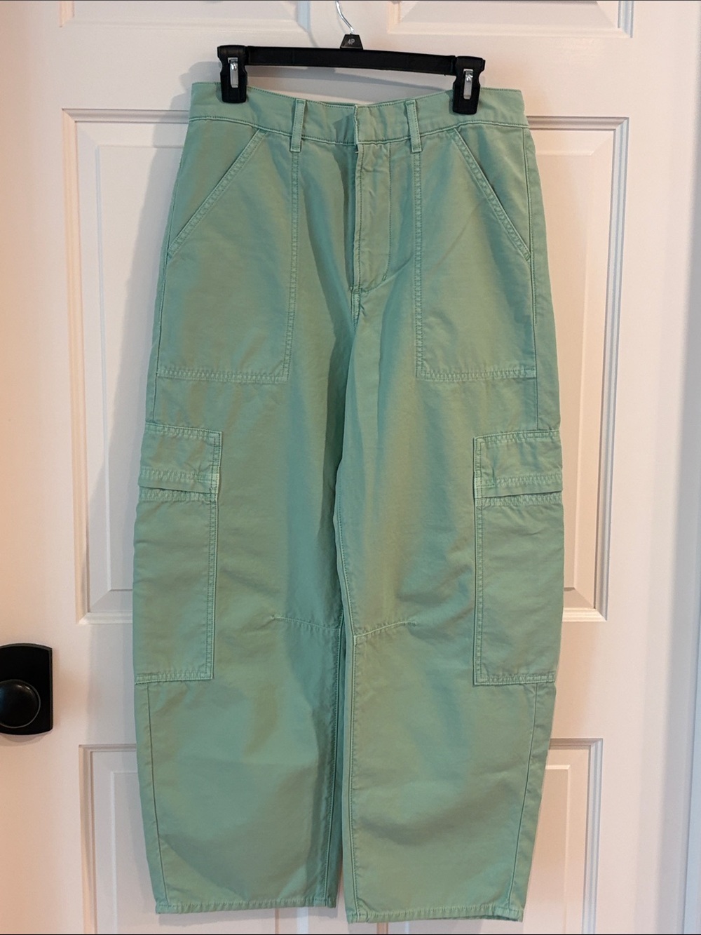 Citizens Of Humanity Mint Green Cargo Pants — Relaxed Utility